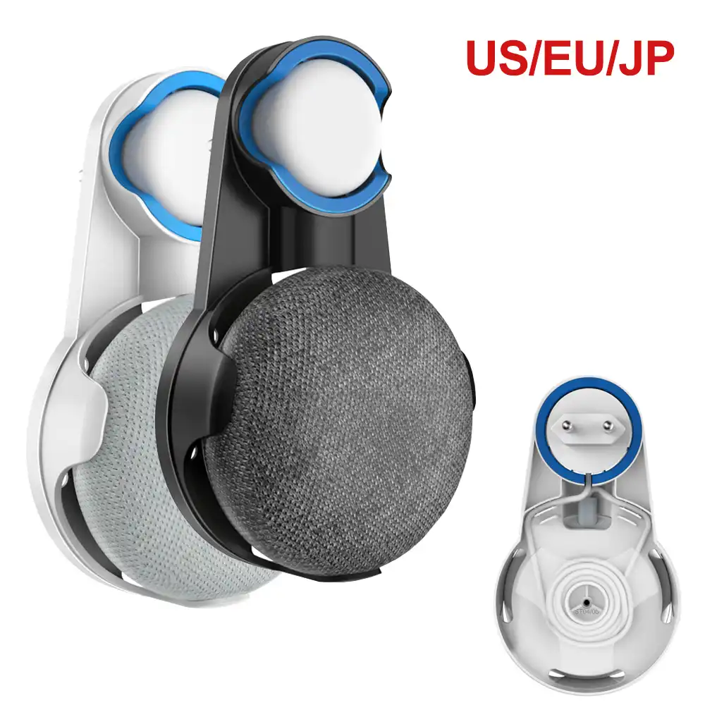 Para Google Home Mini Montaje De Pared Con Cable De Gestion De