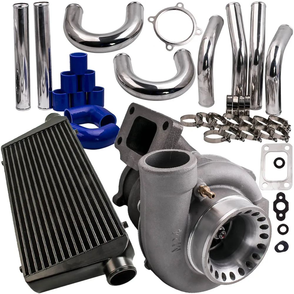 GT3582 GT35 uniwersalna turbosprężarka Turbo dla Ford Falcon BA/BF XR6 FPV i 64mm zestawy rurociągów i Intercooler 76