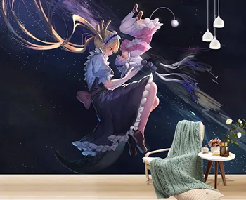 

[Self-Adhesive] 3D Silent Girl 777 Japan Anime Wall Paper mural Wall Print Decal Wall Murals