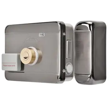 

ID Card+Remote Control+Key Electronic Door Lock Home Security Lock Entry System