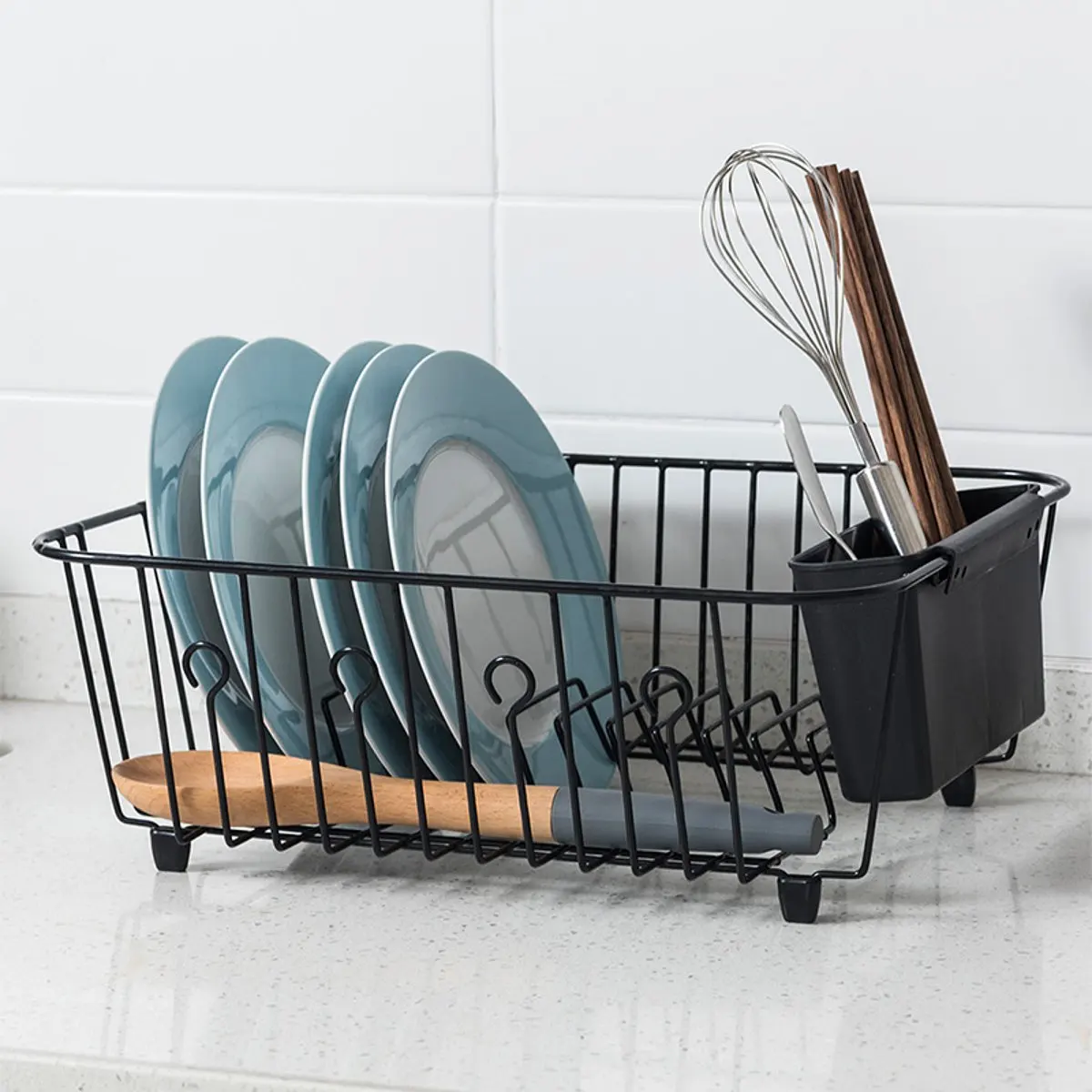 

Multifunctional Bowls Dishes Chopsticks Drainer Home Kitchen Drying Rack Sink Holder Cup Tableware Bowl Storage Basket Holders