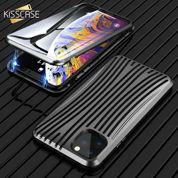 

KISSCASE Magnetic Tempered Glass Case For iPhone XS Max X XR 11 Pro Max Phone Cases Funda For iPhone XR X XS Max 7 8 Plus Case