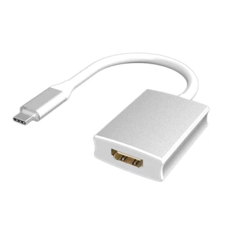 

USB3.1 Type-C to HDMI Adapter Cable HD 4Kx2K Type-C to HDMI Converter for