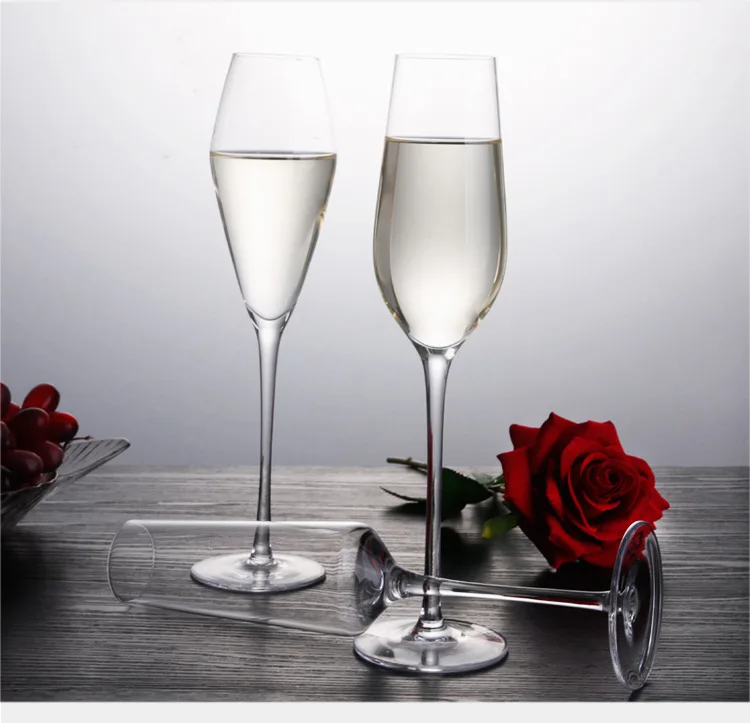 Высококачественный, цвета шампанского стекла 260 мл colas De Cristal бокал для вина Кубок коктейльное стекло бессвинцовое стекло семья вечерние чашка для напитков