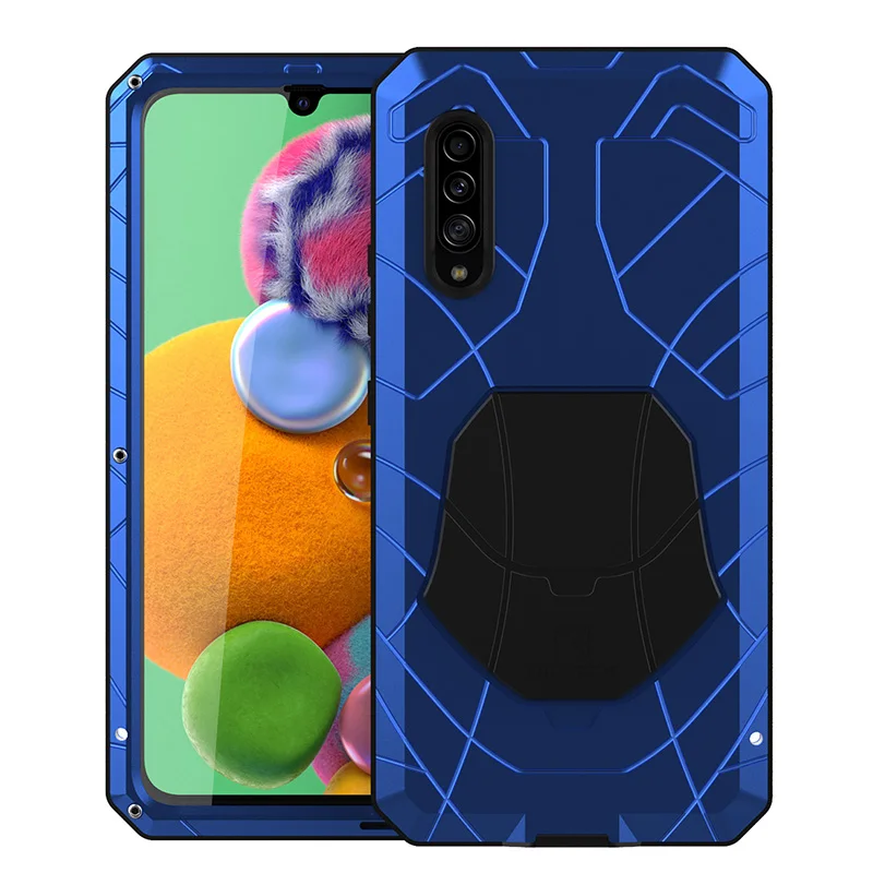 Чехол для Samsung Galaxy A90 5G жесткий алюминиевый металлический чехол защитное покрытие