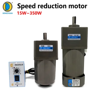 

220V 15W compact gear motors may be single-phase low gear speed motor + speed governor