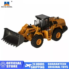 

HUINA 1813 1:60 Mini Non-Remote Control Metal Alloy Road Roller Loader Engineering Truck Construction Car Gift Kids Toys for Boy