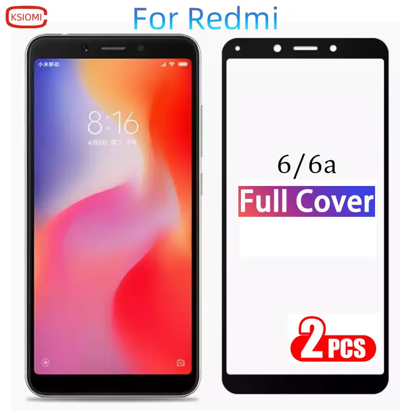 Tempered Glass On Redmi 6a Screen Protector Protective Glas For Xiaomi Readmi 6 a a6 Film Ksiomi Redmi6 Redmi6a Xiomi Remi Redme | Мобильные