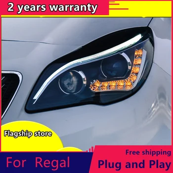 

Car Styling For Buick Regal headlights For Opel Insignia 2014-2017 head lamp led DRL front light Bi-Xenon Lens xenon