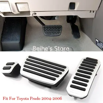 

Car Alloy Accelerator Gas Brake Footrest Pedal Plate Pad Cover Fit For Toyota Prado