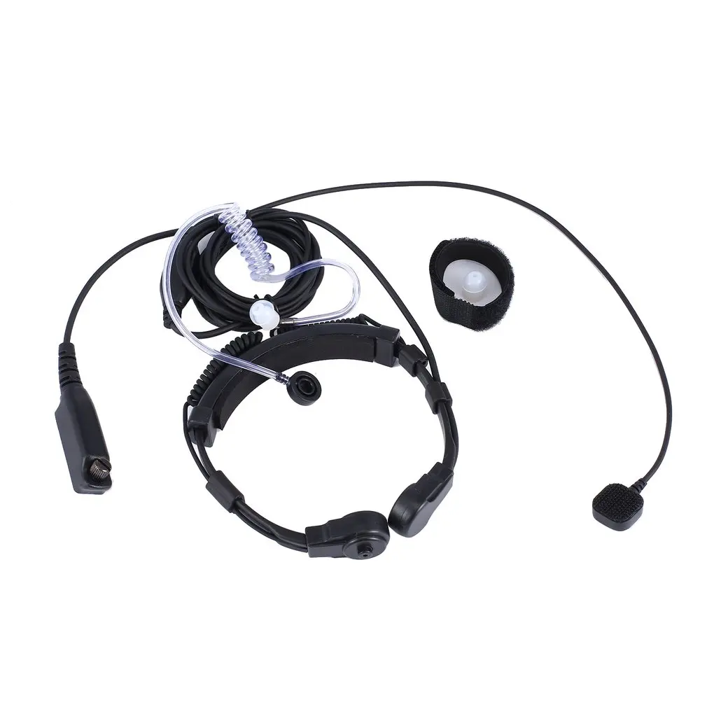 

Retractable Throat control Finger PTT Throat MIC Acoustic Tube Earpiece Headset For SEPURA Radio STP8000