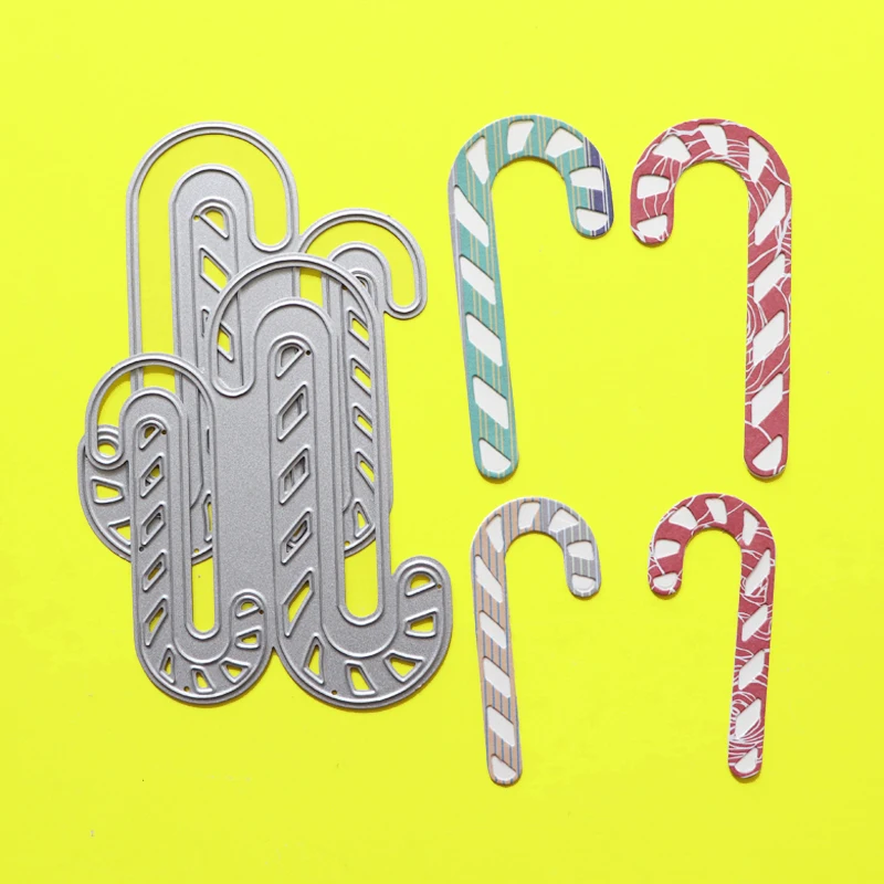 Пресс-формы Candycanes Скрапбукинг оформление открыток DIY металлический трафарет из