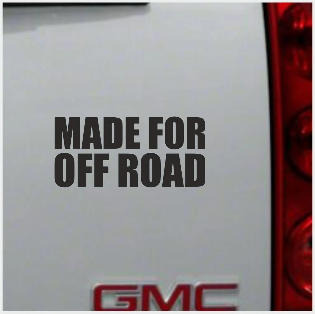 Для MADE OFF ROAD 4x4 Ford GMC Dodge Chevy Toyota Виниловая наклейка для грузовика M1 | Автомобили и