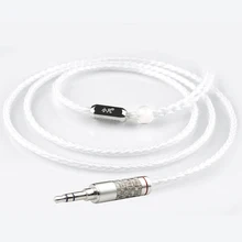 Xiaofan воздуха 8 Core с серебряным покрытием обновления кабель 2,5/3,5/4,4 мм балансный кабель с MMCX/2pin разъем для sony ex1000 ie80 se535
