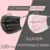 В наличии 10/100 Шт Одноразовая Нетканая 3-слойная Маска Для Лица Anti Dust Breathable Mask with Elastic Earband Adult Mondkapje Zwart