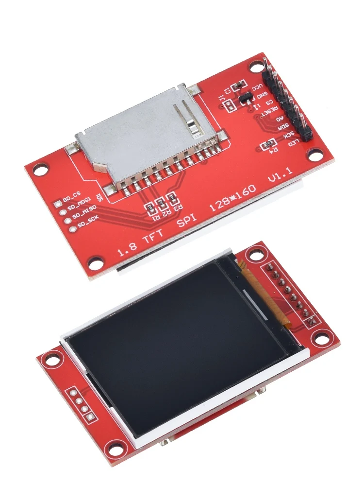 ShengYang 1,8 дюймов TFT lcd модуль ЖК-экран модуль SPI серийный 51 драйверы 4 IO драйвер TFT Разрешение 128*160