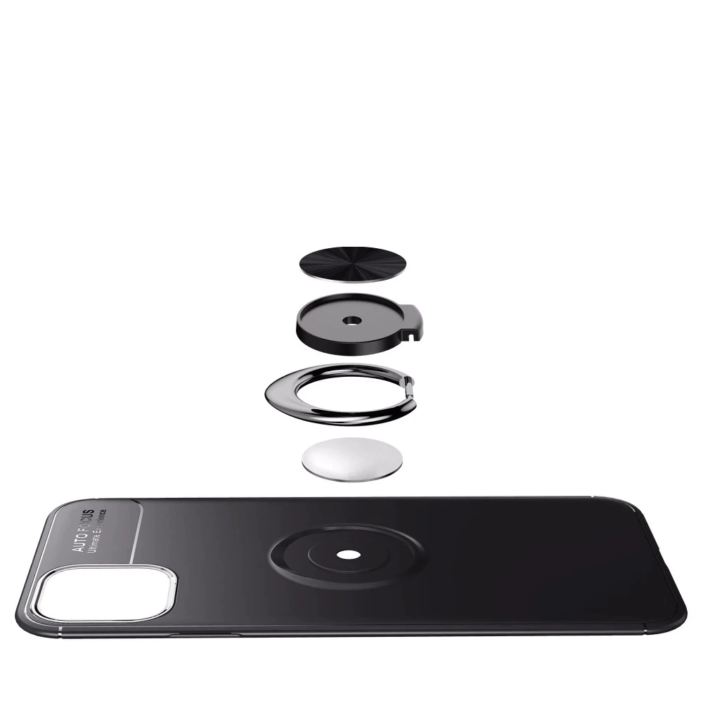 360 вращающееся кольцо Kickstand подходит для магнитного крепления автомобиля чехол для Apple iPhone 11 Pro Max X XS XR 8 7 Plus 6 6S 5 5S SE Крышка 100 шт