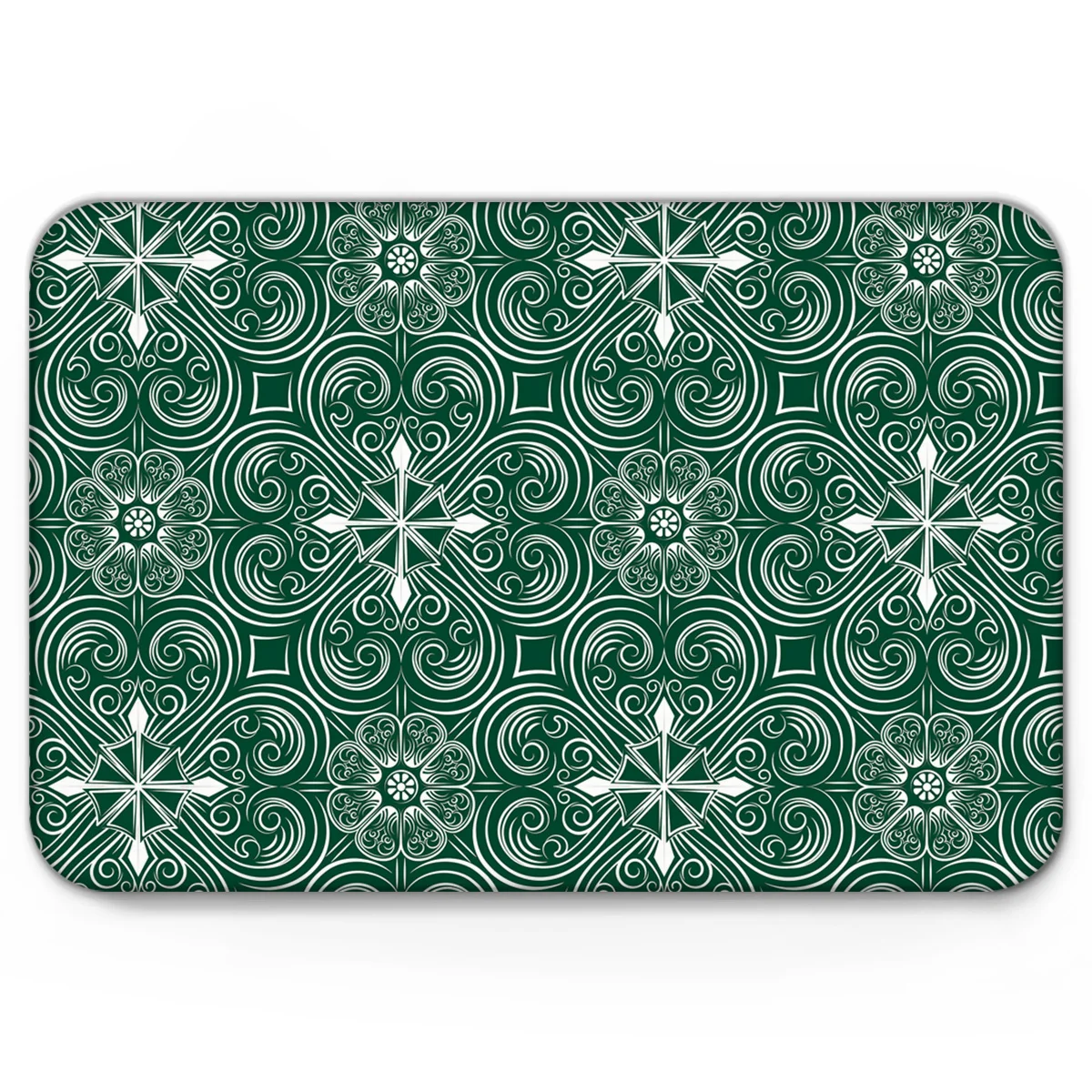 День Святого Патрика Ретро абстрактный узор Коврик противоскользящий дверной