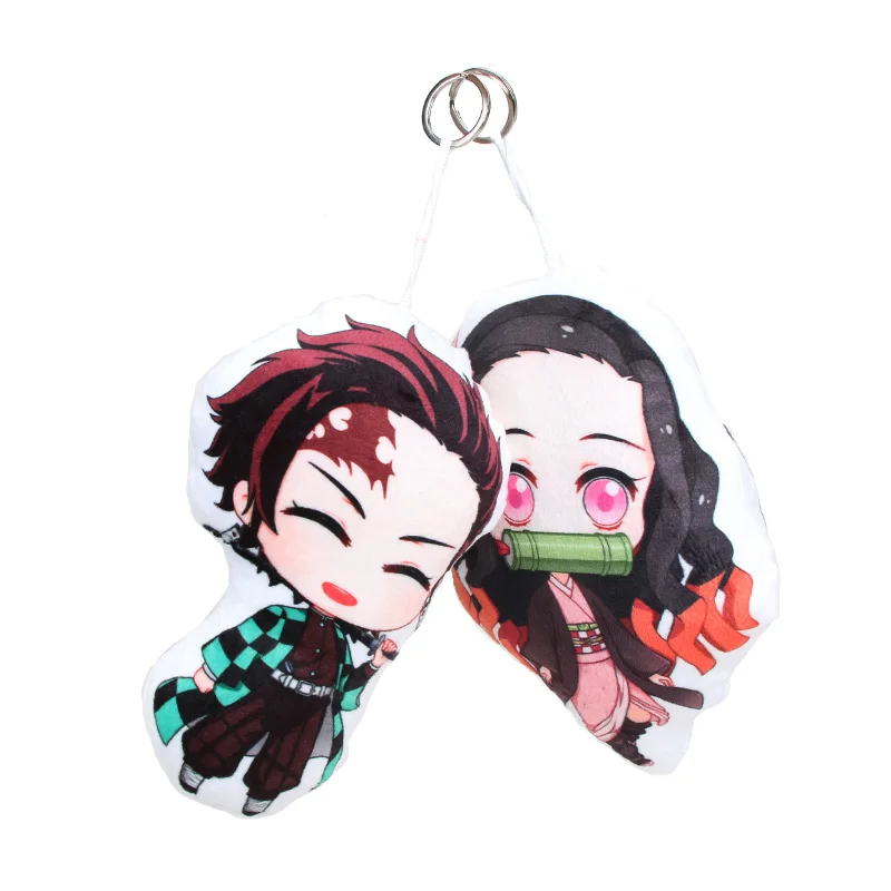 Аниме Demon Slayer: Kimetsu No Yaiba Kamado Nezuko плюшевая кукла подушка игрушка Подарки Подвеска опора