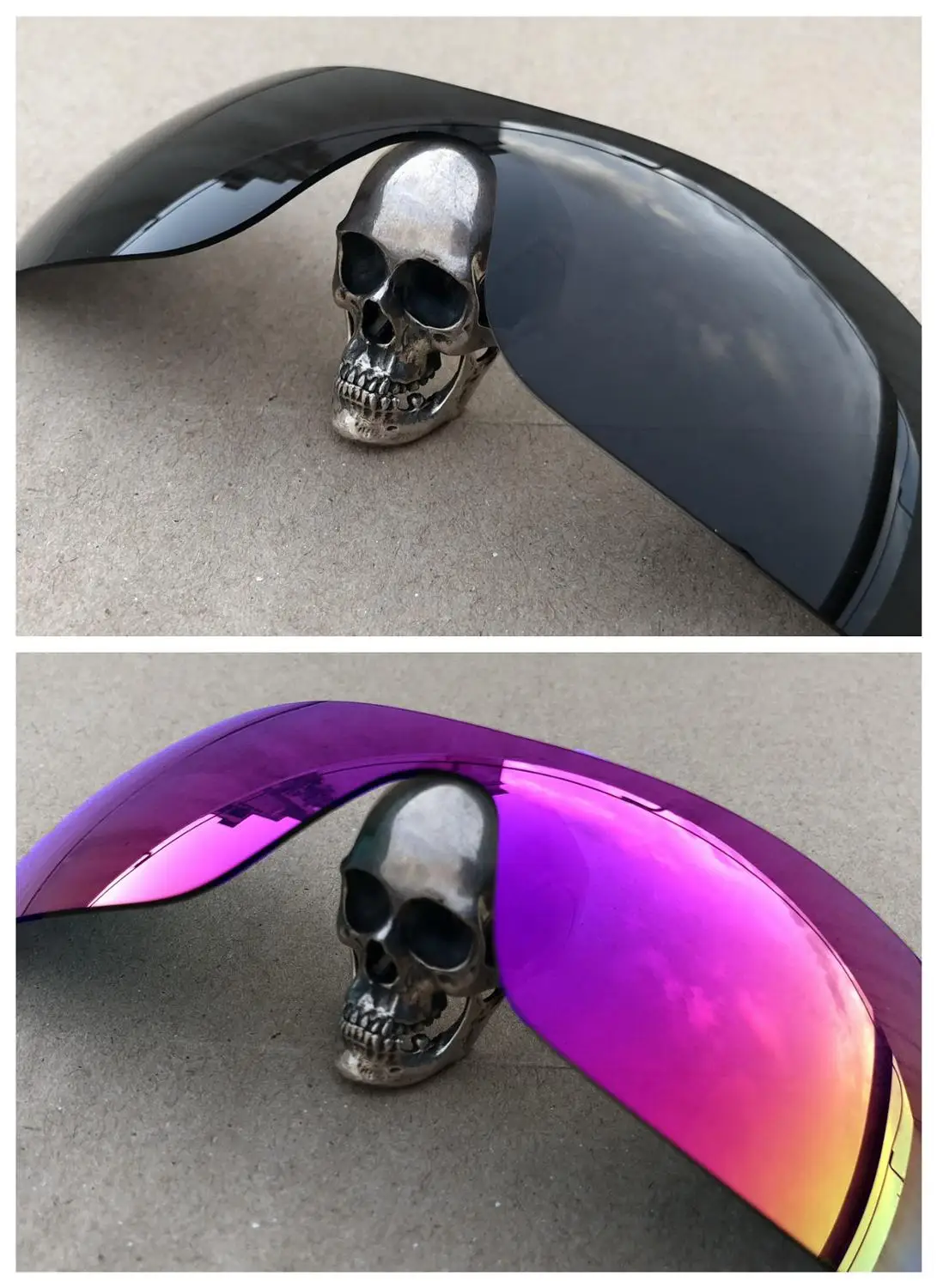 Purple Red and Black Firtox настоящие поляризованные улучшенные Сменные линзы для солнцезащитных очков-солнцезащитных очков оакли о9190(только линзы)-несколько вариантов - Цвет линз: Purple Red and Black