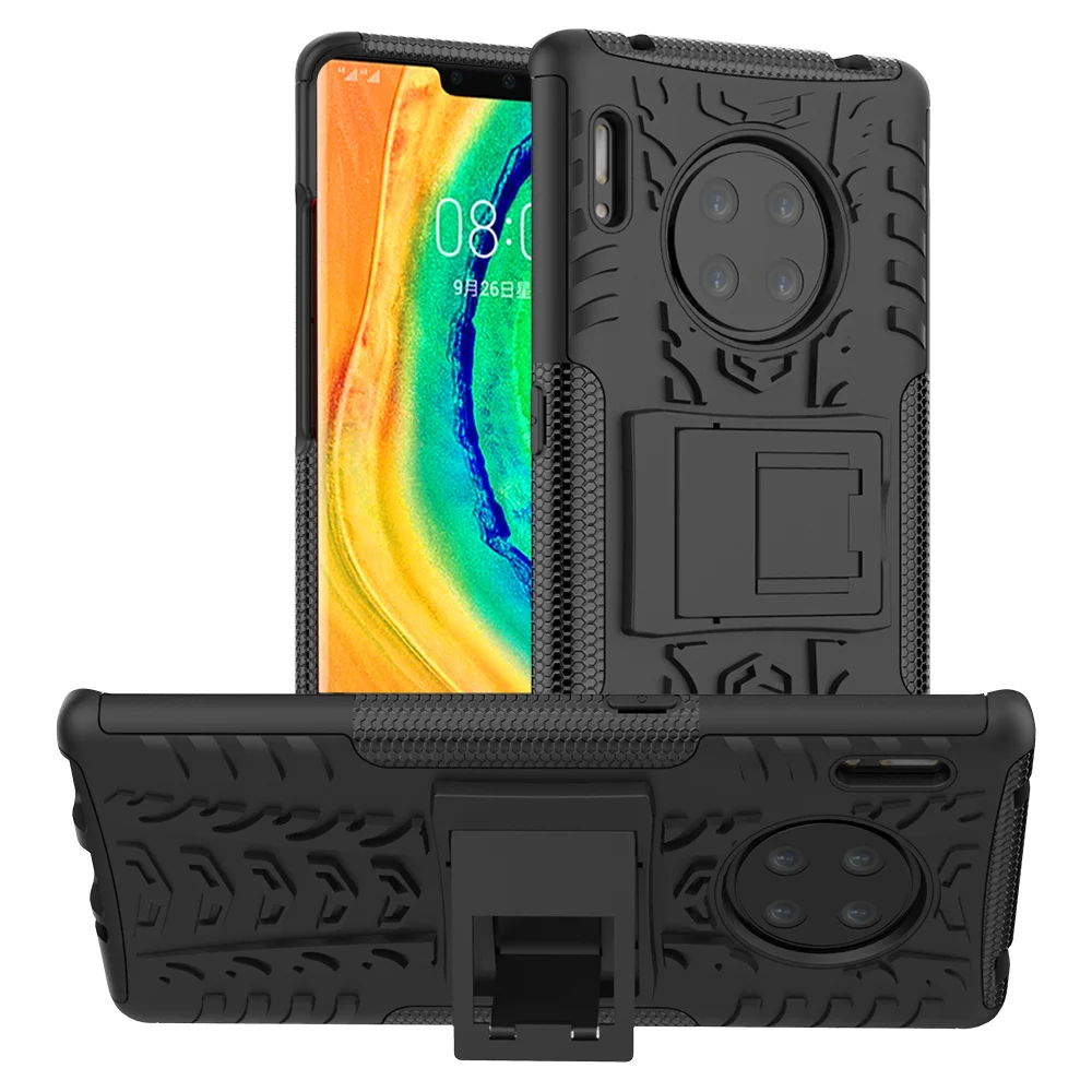 Чехол для Huawei Mate 30 Pro Lite гибридный противоударный чехол-подставка из ТПУ и