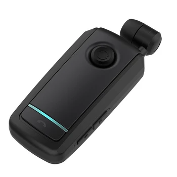 

Wireless Bluetooth Headset Air Earbuds Hands-Free Headset Telescopic Control Line CSR Sports Headset Black