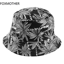 FOXMOTHER новые уличные солнцезащитные очки пляжные черные кокосовое дерево печати шапки для рыбака Мужские Женские