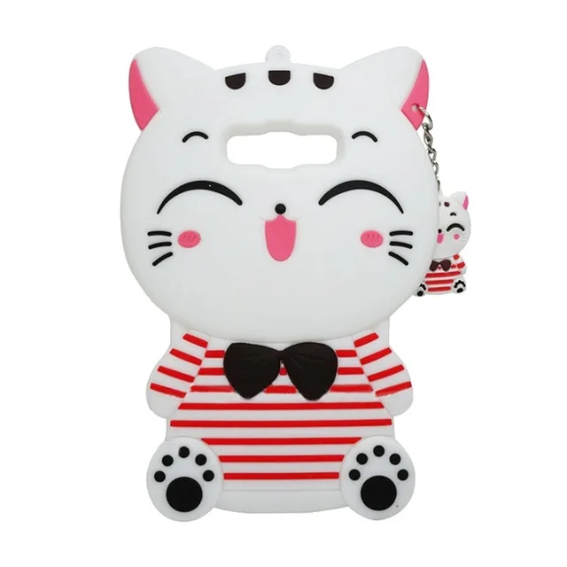 T-shirt Cat White 3D мультфильм Cat Чехол с единорогом для samsung J5 чехол силикон для samsung Galaxy J5 J5008 YC955 SM-J500F J500 J500F чехол для телефона - Цвет: T-shirt Cat White
