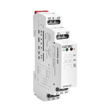 

Din Rail Electronic Latching Relay Memory Relay SPDT 16A Step Relay AC230V OR AC/DC12-240V Impulse Relay GRM8