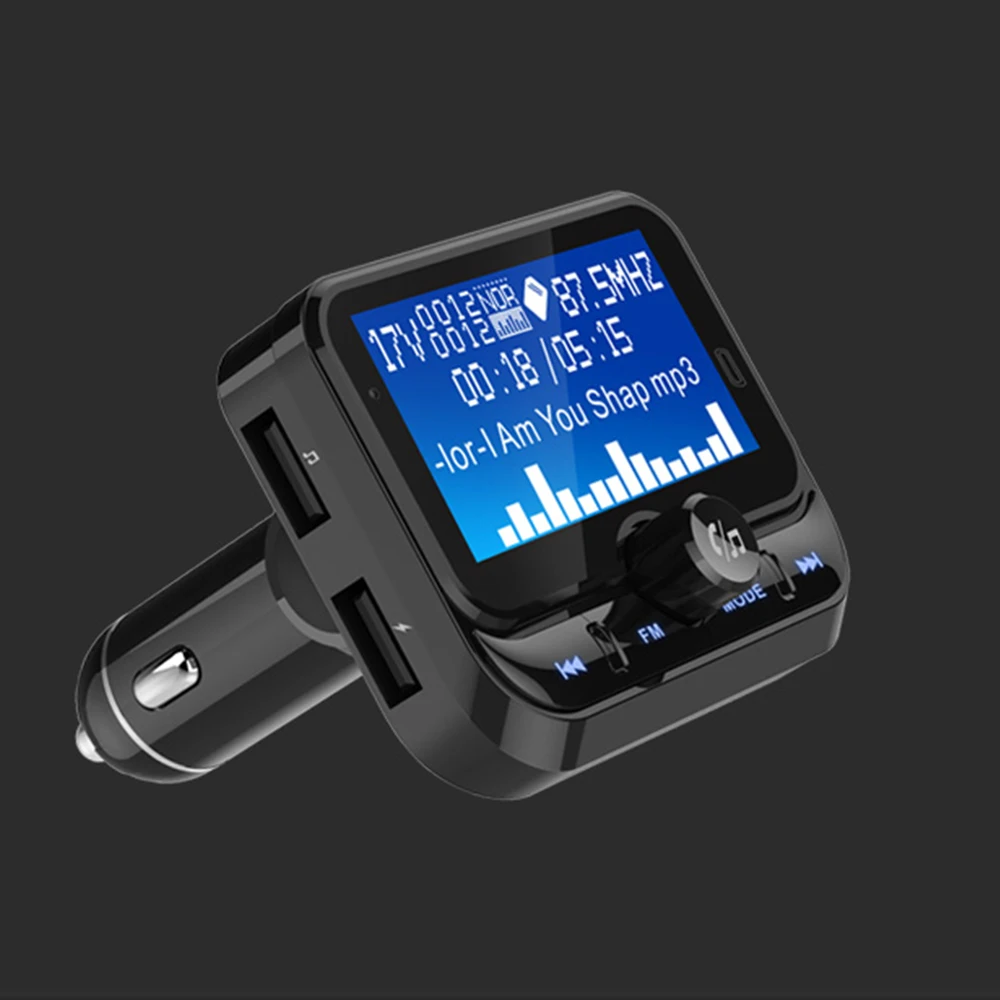 Автомобиль BC32 1," ЖК Bluetooth mp3 плееры Смарт fm-передатчик двойной USB Автомобильное зарядное устройство Handsfree FM модулятор