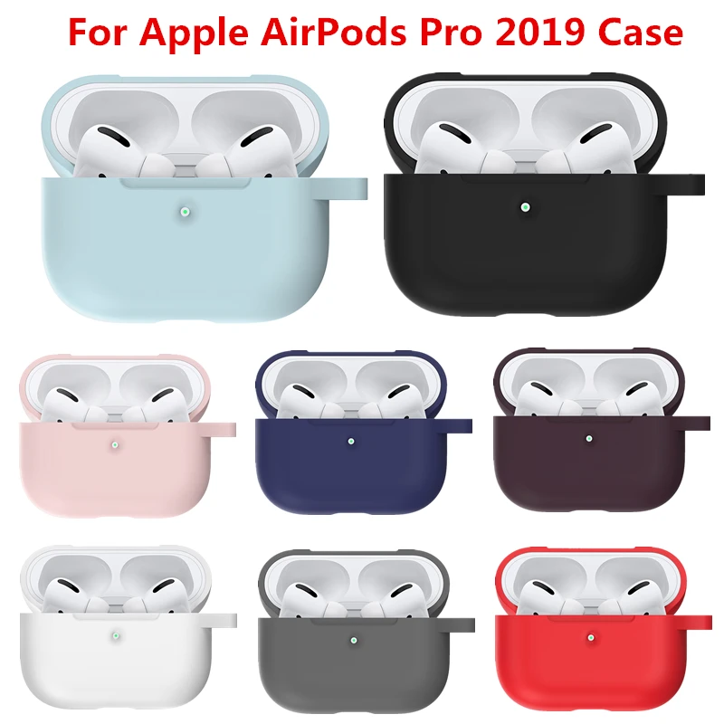 Силиконовый чехол для Apple AirPods Pro чехол TWS беспроводной Bluetooth чехол для наушников для Airpods 3 Air pods pro Чехол с брелоком