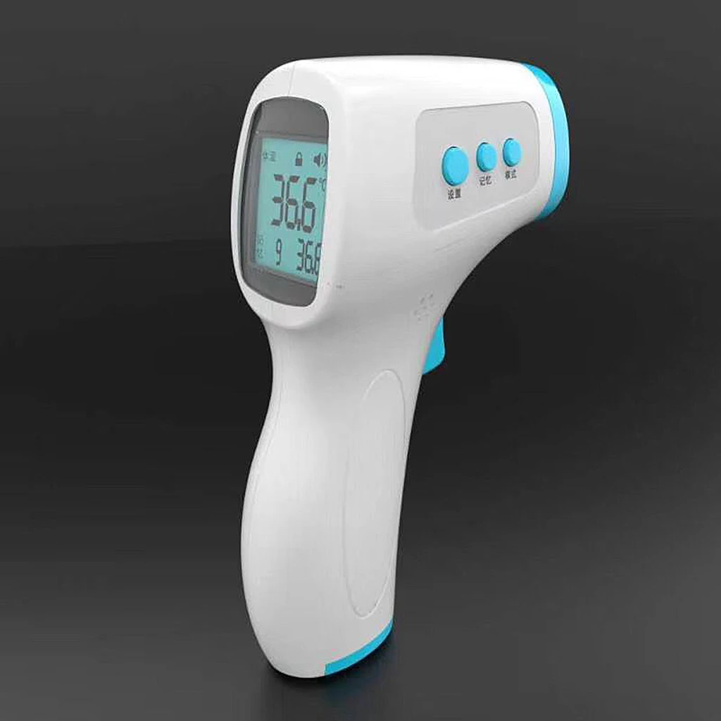 

Blue/Purple Digital Infrared Thermometer Non-Contact Baby Forehead Ear Adult Body Fever IR Children Temperature Meter Gun