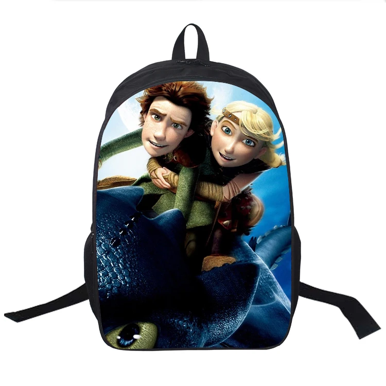 Как приручить свой рюкзак с принтом дракона Школьные сумки Дети Мальчики Девочки школьная сумка Мода Красивый Сюрприз подарок школьный рюкзак - Цвет: 6