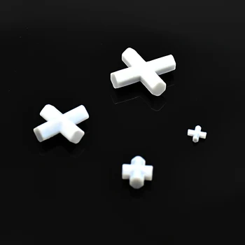 

PTFE Magnetic Stirrer Bar Stir Mixer PTFE Cross Shape Stirring Bars 10/20/25/30/38/42/50mm White Teflon Spin Bars 1/PK