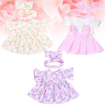 

3pcs Funny Unique Chic Cute Useful Doll Clothes for Family Kids Home
