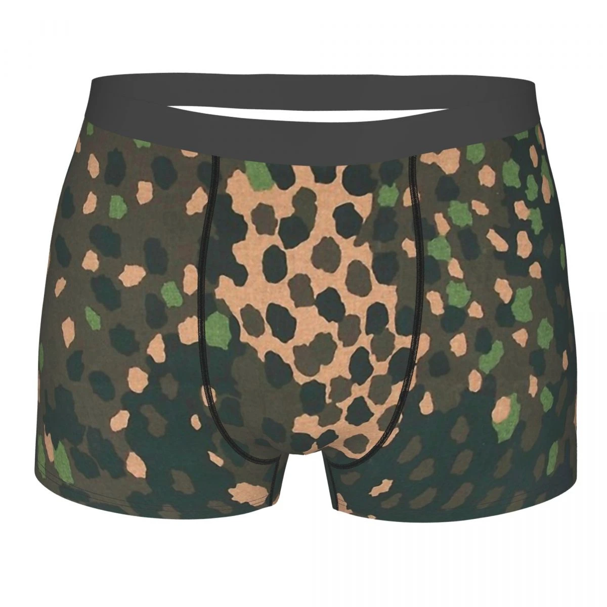 Calzoncillos de camuflaje del ejército para hombre, ropa interior transpirable, con puntos de guisante|Calzoncillos| - AliExpress