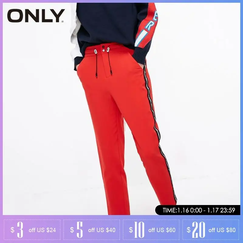 Только весенние прямые брюки с высокой талией и застежкой-молнией | 119150513 Женская