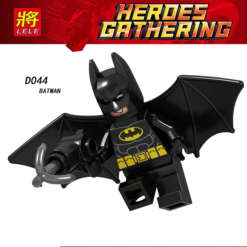 

Single Sale Compatible LegoINGlys Hot Sale Super Heroes Assembled Batman Bricks Building Blocks Action Toys Friend Gift D044