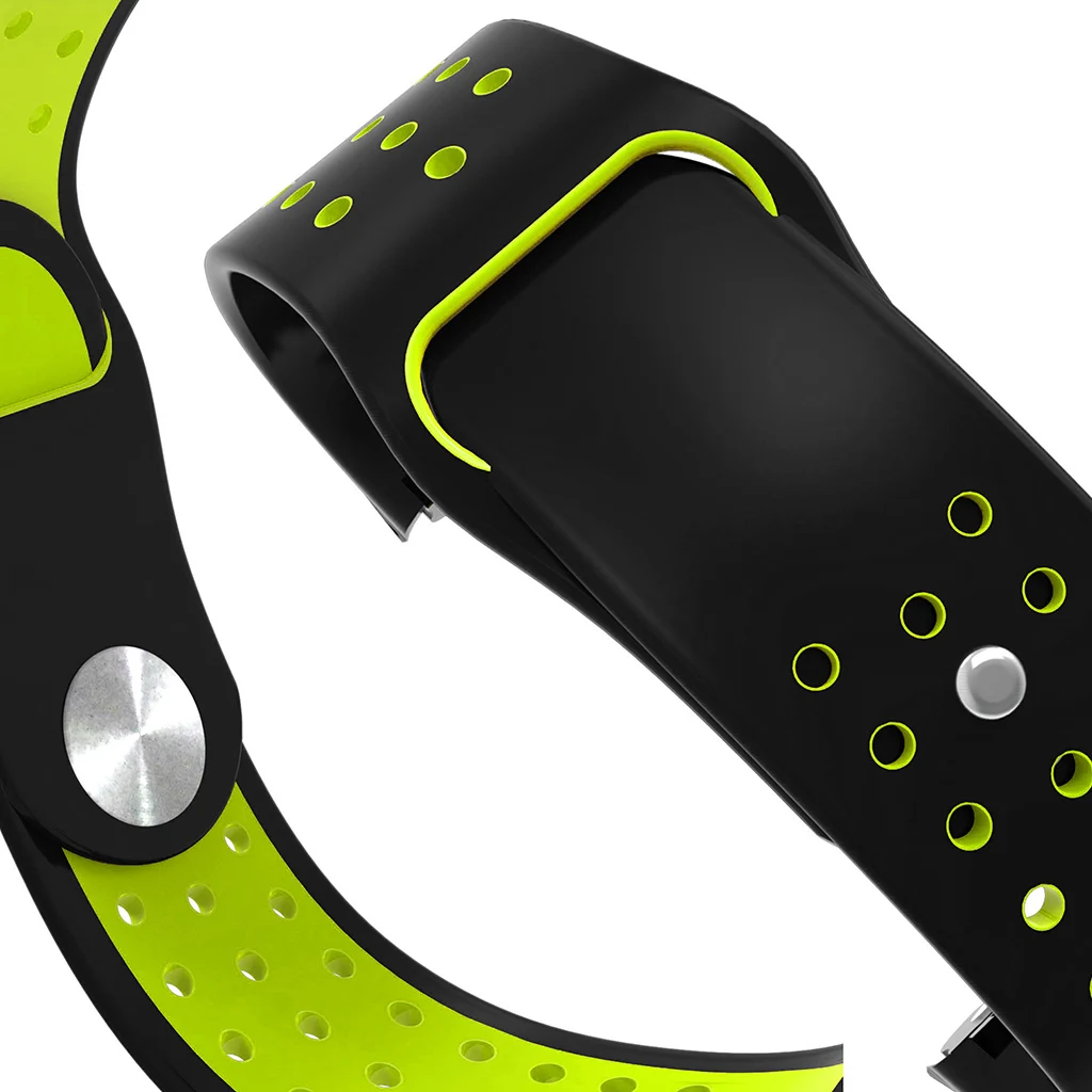 Двухцветный мягкий силиконовый ремешок для часов samsung Galaxy Fit R370