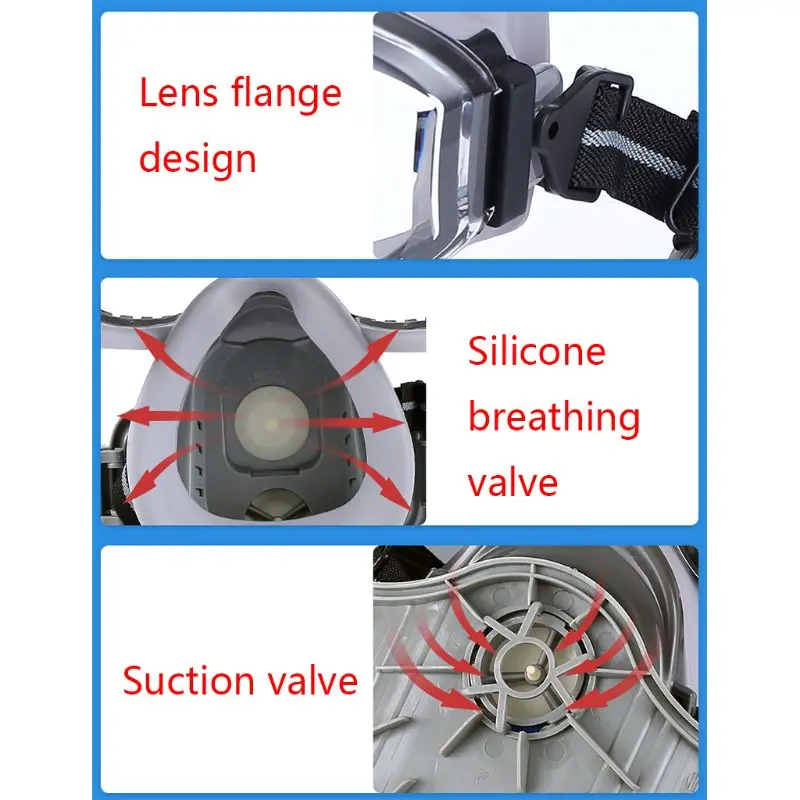 1 компл. Пылезащитный респиратор фильтр Половина маска для лица Защитная лицевая часть с очками безопасности для плотника строителя полировки частей