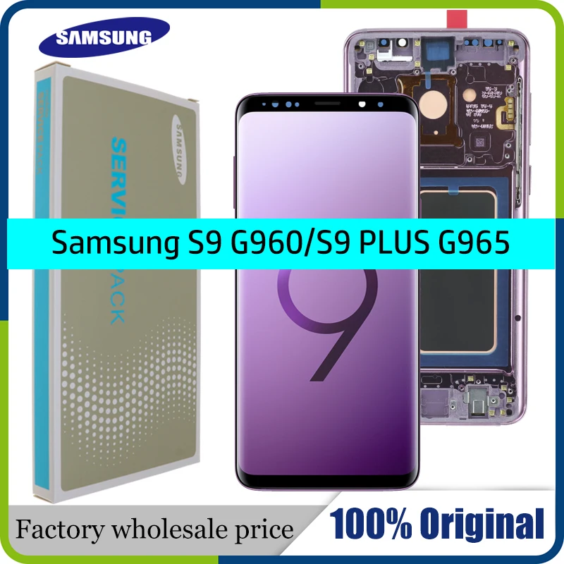 Сменный сенсорный ЖК экран AMOLED для SAMSUNG Galaxy S9 G960 G965|Экраны мобильных телефонов| |