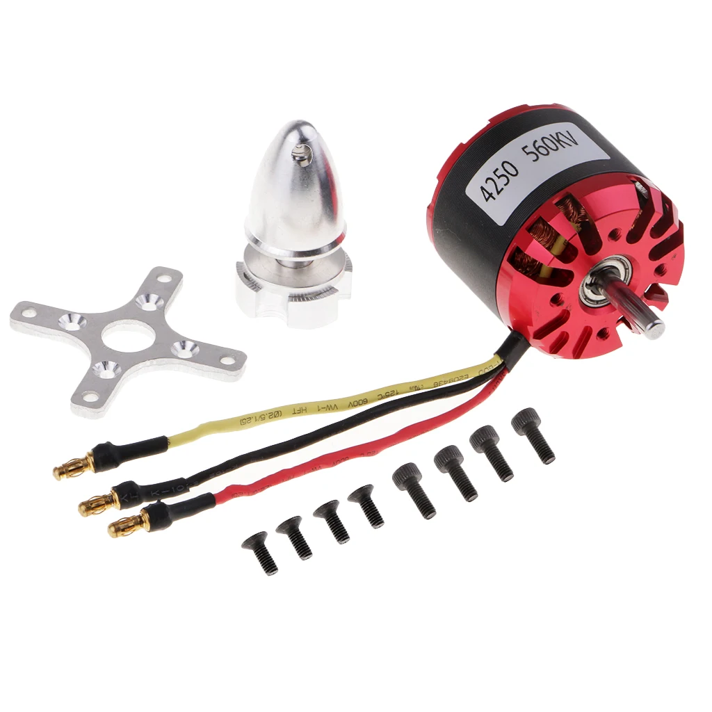RC Parts Alloy C4250 560KV 3-8S Brushless Motor for Electric Scooter Plane