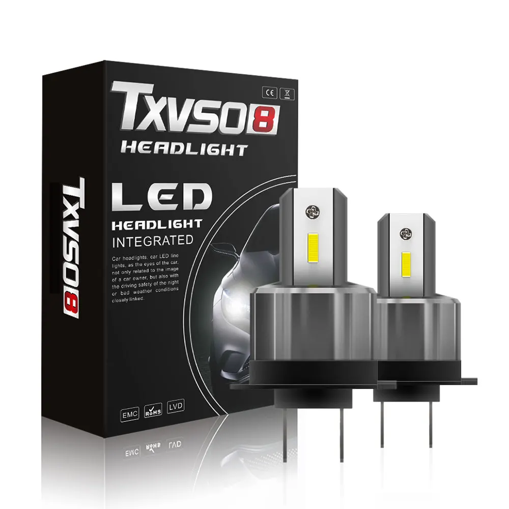 

H7 LED Headlight Bulbs IP68 Waterproof Headlamp All-In-One 6000K White Headlight Bulbs For Ford