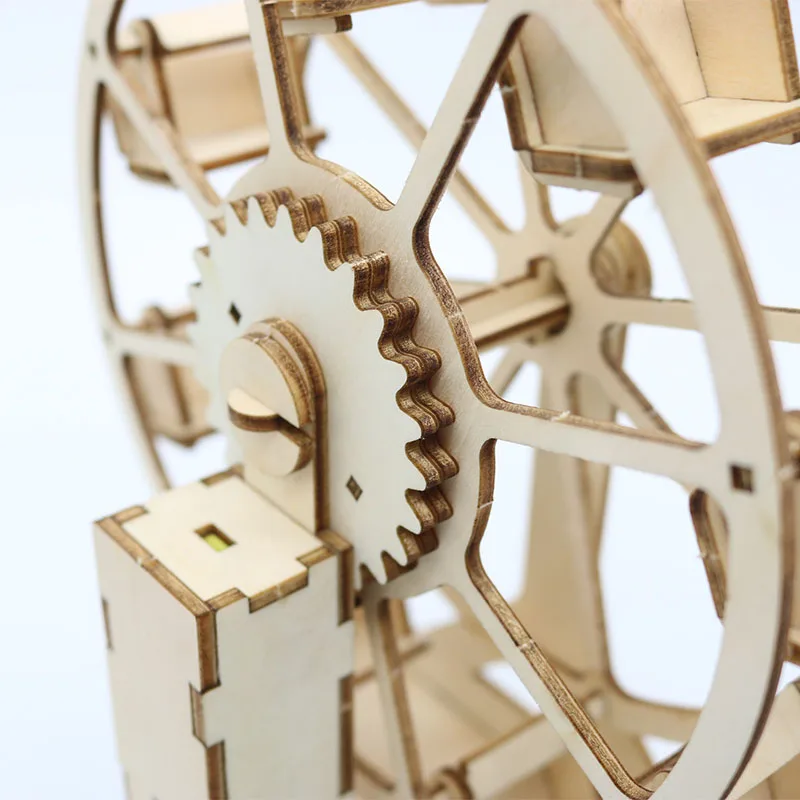 DIY 3D Wooden Electric Ferris Eheel Puzzle Game Assembled Children's Toys Gift Children Adult Model Set Children's Toys