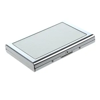 

Waterproof Stainless steel Business ID Credit Card Wallet Holder Case Box PurseColor:White