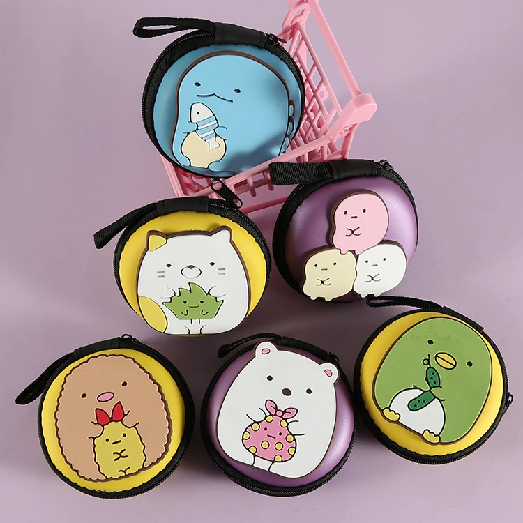 

Sumikko Gurashi Anime Coin Purse Cartoon Change Bags Coins Pouch Wallet Card Key Storage unisex Gifts New
