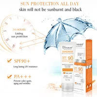 Crème solaire blanchissante pour le visage et le corps, protection de la peau, anti-âge, contrôle de l'huile, hydratante, éventuelles F90 3