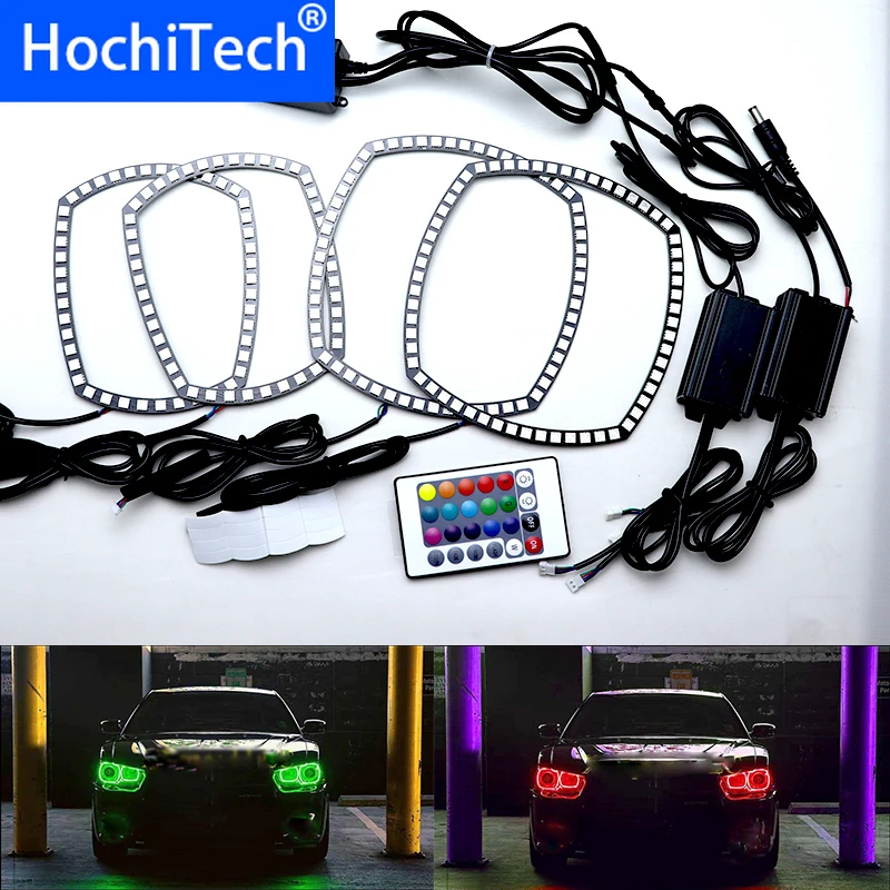 Ультра яркий 5050 SMD Multi Цвет RGB комплект светодиодов глаза ангела с Дистанционный