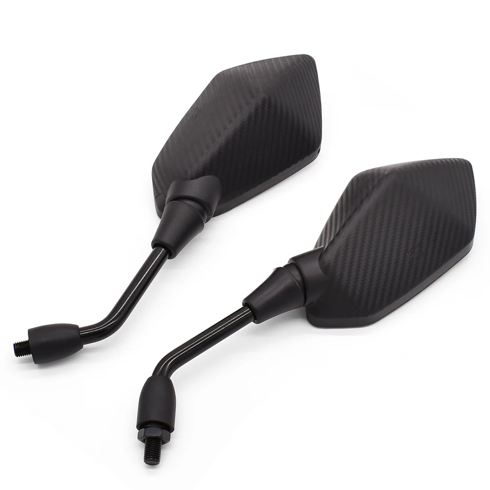 Motorcycle Mirror Side Convex 8mm 10mm Carbon Fiber Universial for Honda XADV 750 X-11 CBR250R VFR 1200 ST 1300 NC750S | Автомобили и