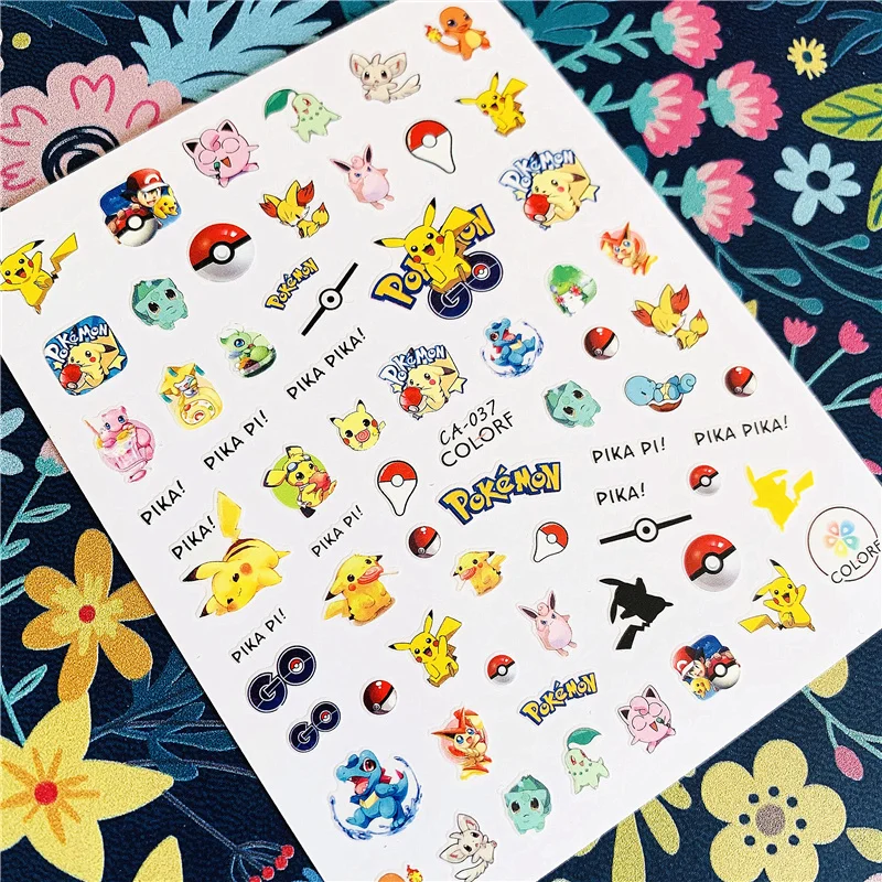 Nail art tools CA-8-37-222 cat owl 3d nail stickers decals for export japan, nail stickers, nail art tools, nail decals